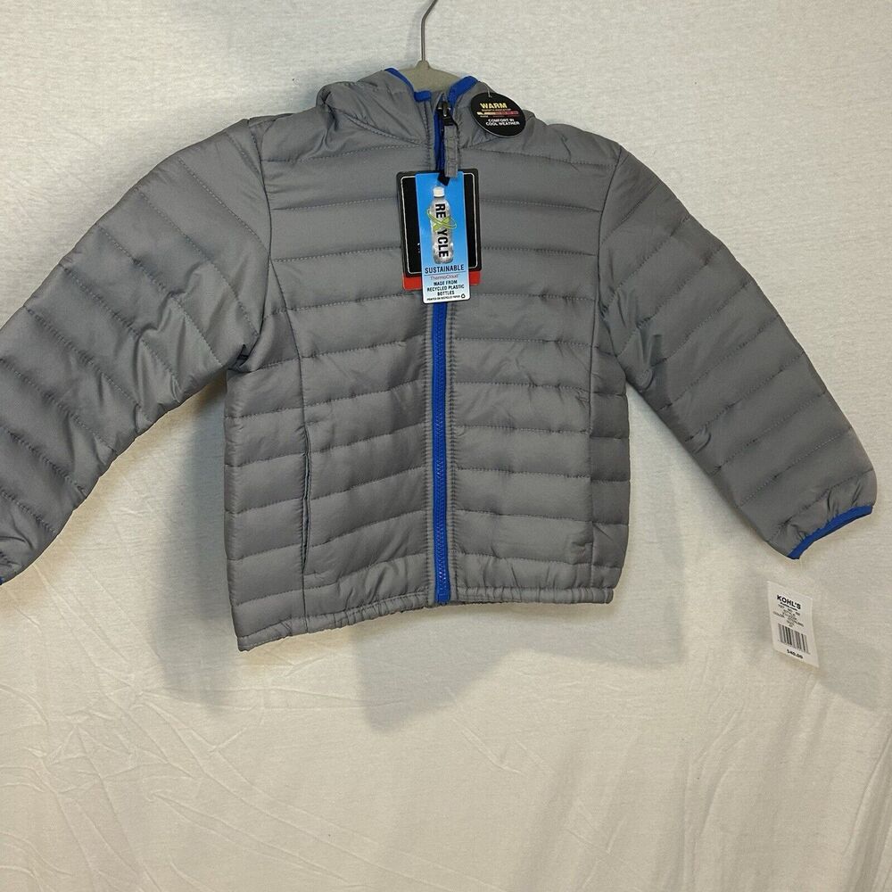 Zeroxposur Toddler Boys Winter Coat Gray Size 4T NWT